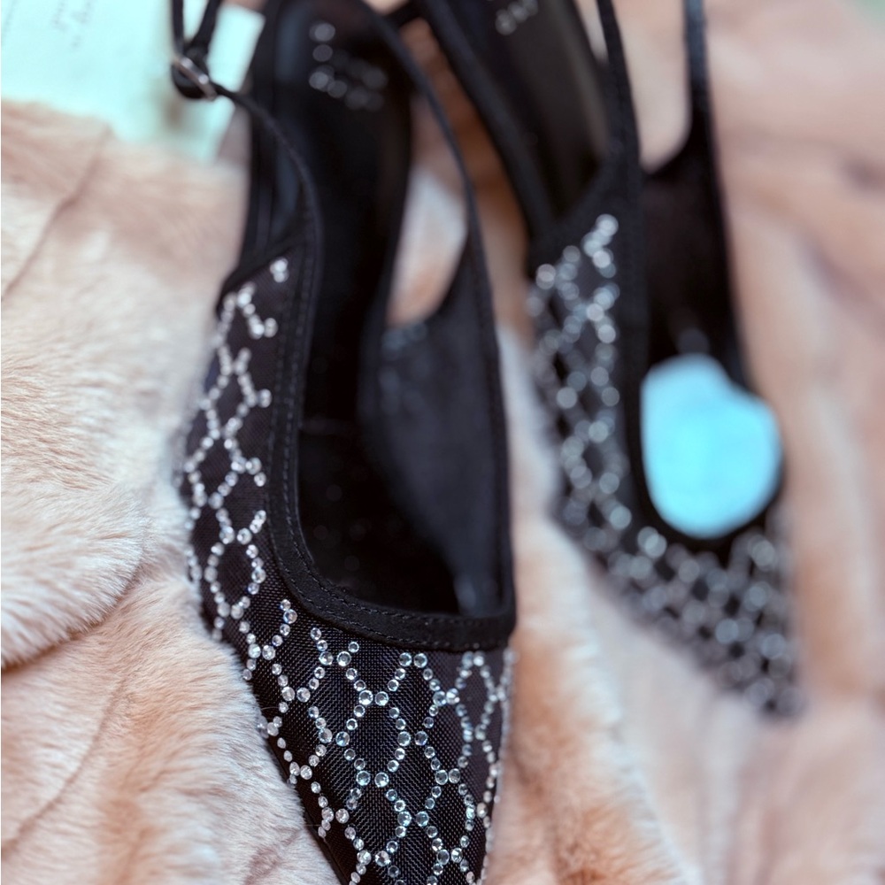 Elegant Black and Silver Women's Shoes